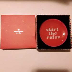 Kate Spade Lenox Small Round Dish Crystal Bowl NIB